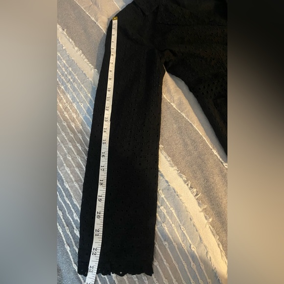 CAbi black eyelet Flamenco jacket 6 - Picture 6 of 12